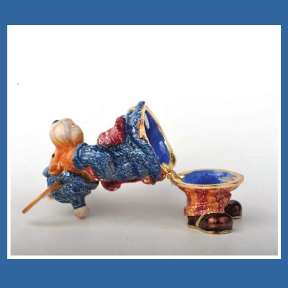 KEREN KOPAL Winter Deer with Blue Coat & Red Scarf - Picture 5 of 5